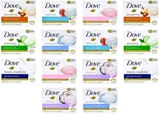 Dove, Beauty Bar Soap Variety Pack of 14, Go Fresh, Shea Butter, Coconut Milk...