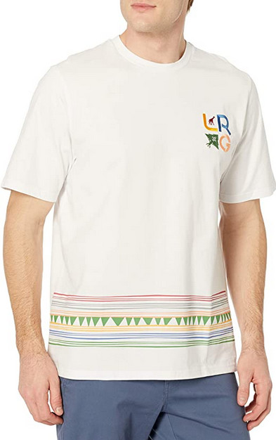 Однотонная трикотажная футболка LRG в полоску белая XL 6590₽