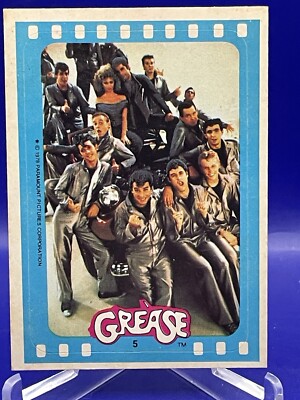 1976 Paramount Grease Series 1 Sticker #5 The ''Grease'' Gang