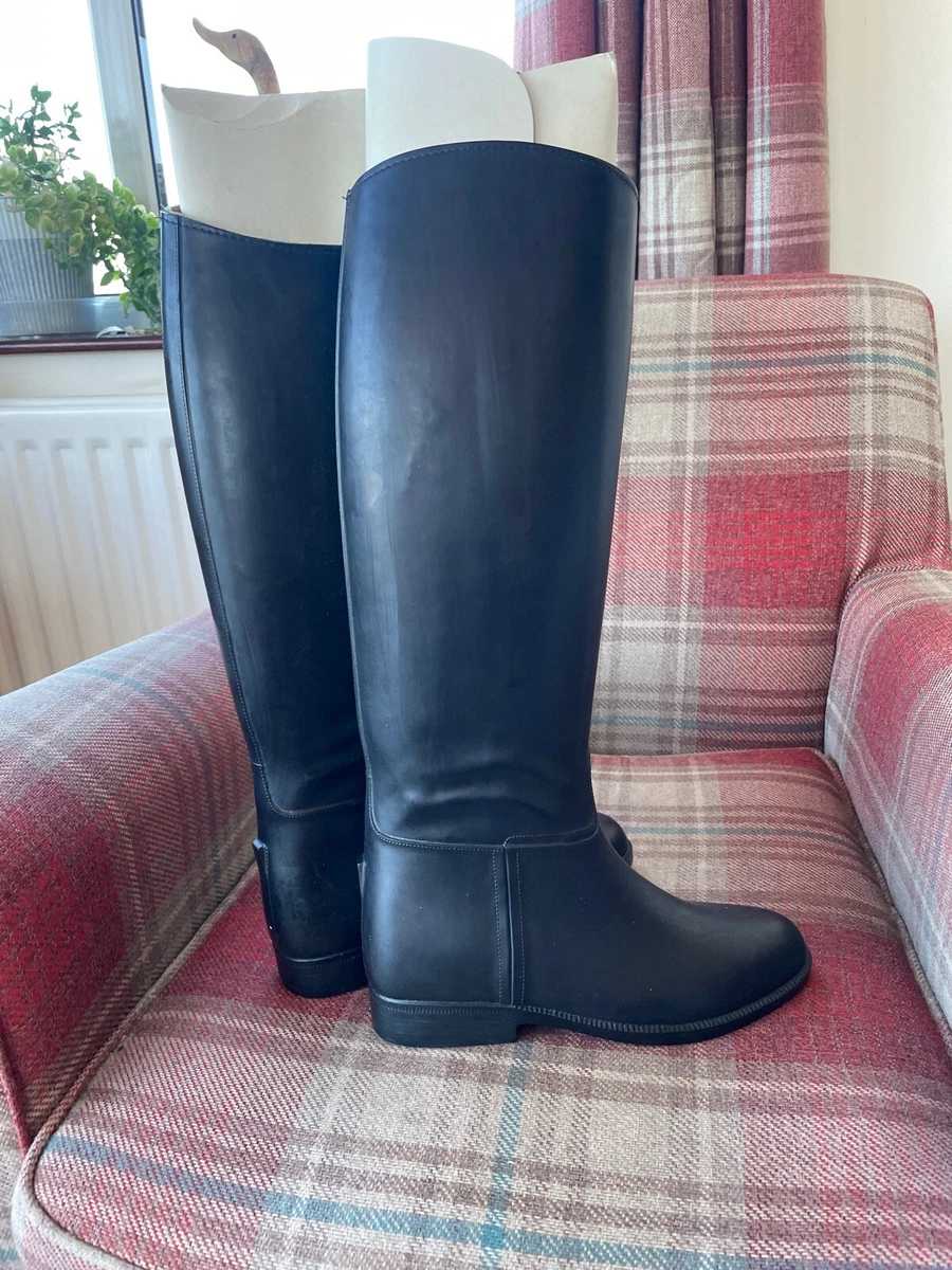 Rubber riding boots hotsell wide calf
