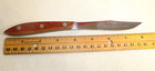 Set of 2 Walco Stainless Japan Knives Brown & Rosewood Handles rounded blunt end — photo 7