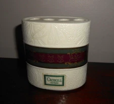 Croscill Dunhill porcelain bath toothbrush holder