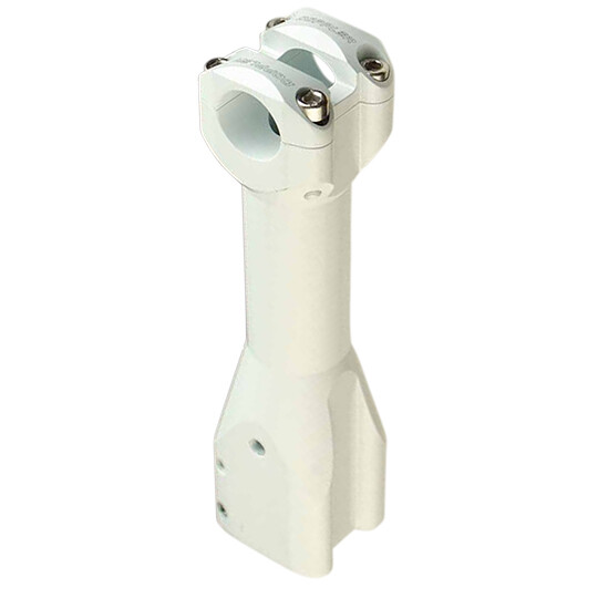 Potence Doppler blanche rigidité maximale guidon d.22 Jog R