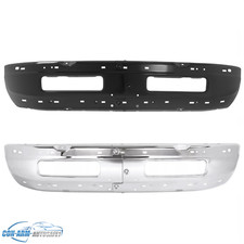 Chrome Black Front Bumper For Dodge Ram 1500 1994-2001 Ram 2500 3500 1994-2002
