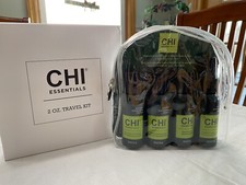 AVON CHI Essentials Hair Travel kit Shampoo, Cond, Thermal Spray, Serum 2 oz ea