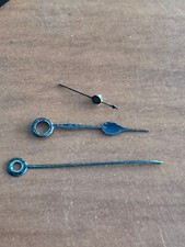 VINTAGE 16 SIZE WALTHAM CRESCENT RAILROAD POCKET WATCH HAND SET 3 PCS