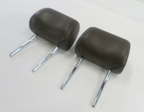 2013 AUDI Q7 (4L) FRONT LEFT & RIGHT HEADREST SET-2 (ESPRESSO LEATHER)