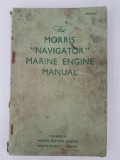 Morris Navigator Marine Engine Manual Akd 557a Dated August 1958 11th Edition Morris Navigator Marine Engine Manual Akd 557a Dated August 1958 11th Edition