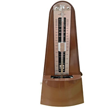 Vintage Seiko Prestissimo Metronome Brown Plastic Japan Works