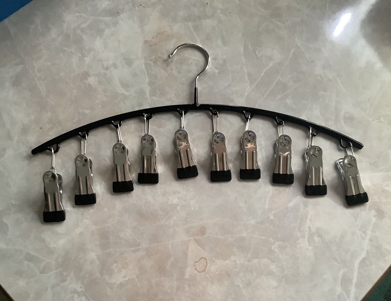 Sock Hanger Dryer Bra Laundry Drying Rack Underwear Clothes Hanger With Clips US