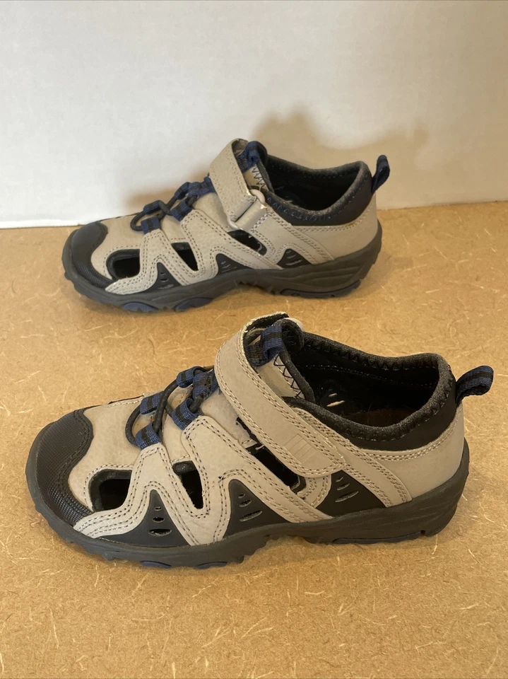 Usado x1 LANDS END Niños Talla 11 Todo Clima Punta Cerrada Exterior Sandalias Zapatos Niños Foto 4 de 4