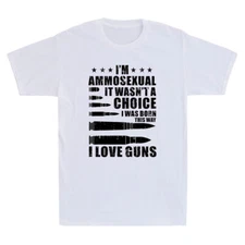 Ammo-sexual Bullets Love Pro Gun Lover Funny Quote Gift Vintage Men's T-Shirt