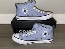 CONVERSE ALL Star Malden Street Youth 1V Mid Sneaker Youth Size 2 Blue NEW
