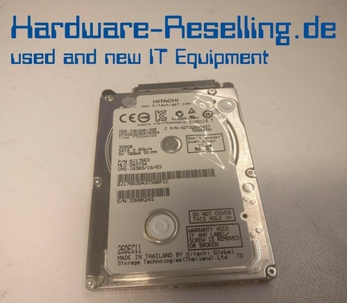 Hitachi 320GB 2.5" 5400 rpm SATA HDD HTS543232A7A384