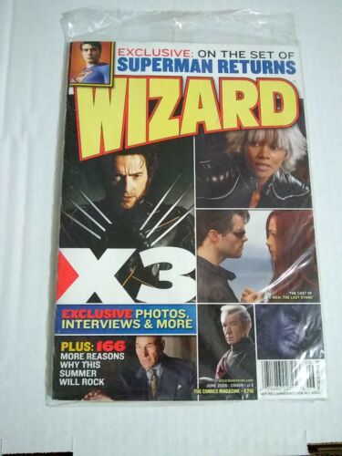  WIZARD The Comics Magazine 176 June 2006 cover 1 X-Men 3 new/sealed - Picture 1 of 11