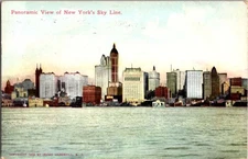New York City NY : PANORAMIC SCENE d/24 BF1254