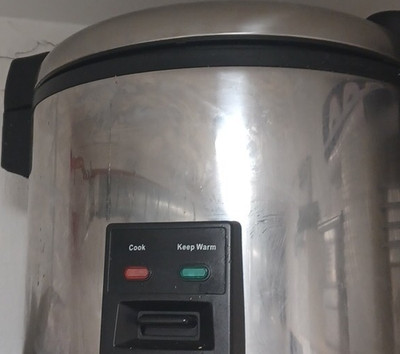Acorn Tayama TRC-10 Reiskocher Edelstahl Silber/Schwarz Koch-/Warmhaltefunktion