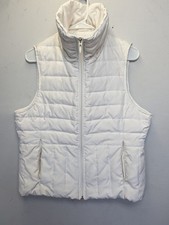 Kenneth Cole Large Down Puffer Vest White Full Zip 6159