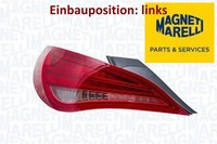 Magneti Marelli 714021170753 Heckleuchte Links RüCklicht Hecklicht