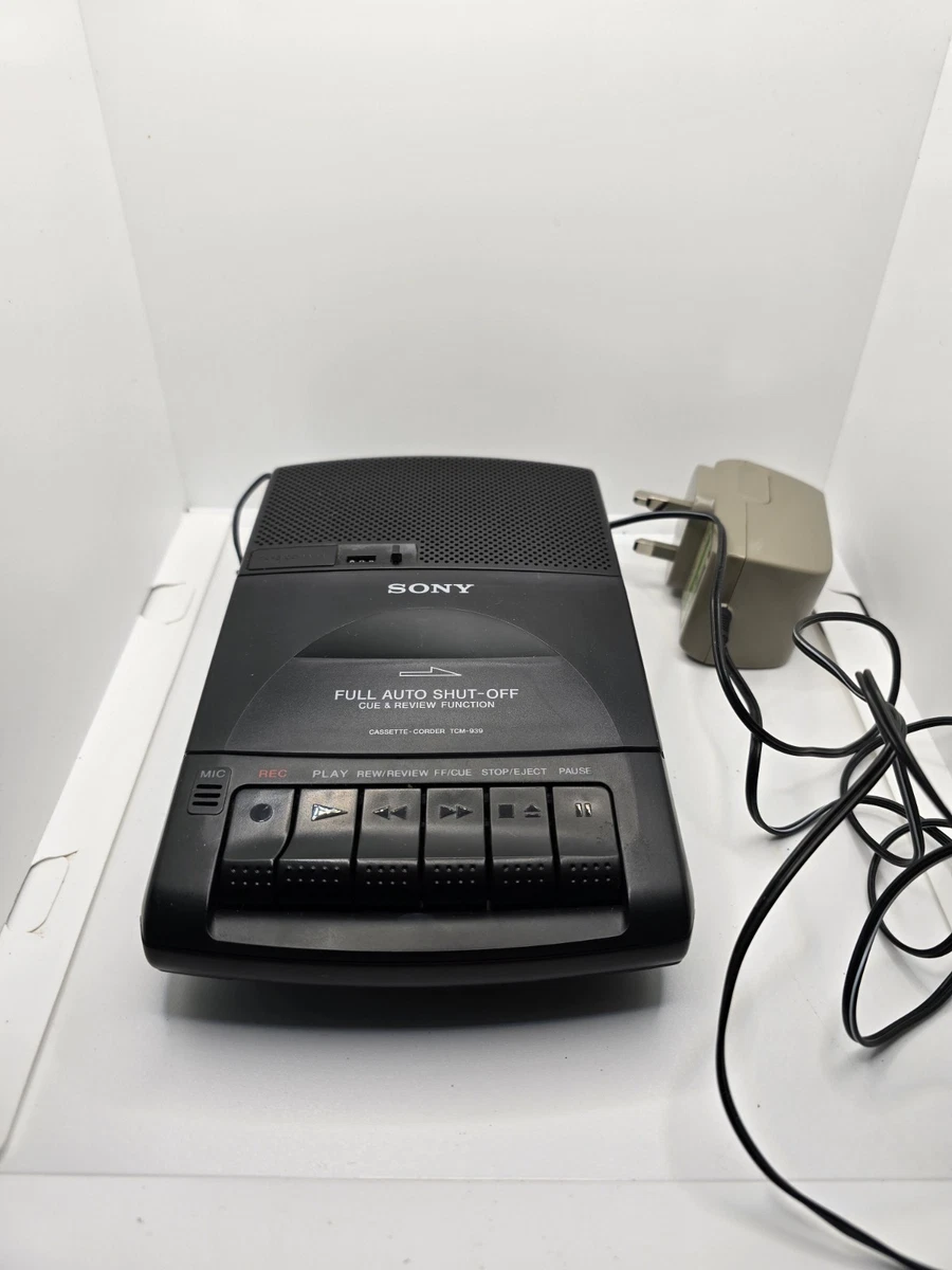 Sony TC-133CS Stereo Cassette-Corder with Speakers and Accessories**A vintage **Sony TC-133CS Ster
