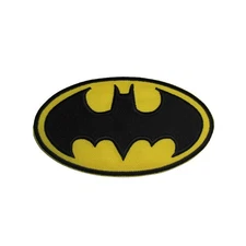 Batman Logo Embroidered Iron On Patch - Classic  OFFICIAL 87-I
