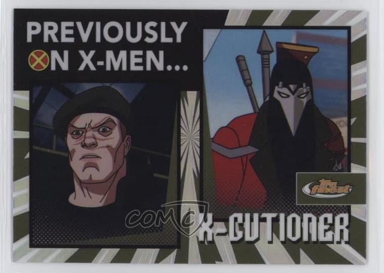 2025 Topps Finest X-Men '97 Previously On X-Men X-Cutioner #PO-15 0qw3