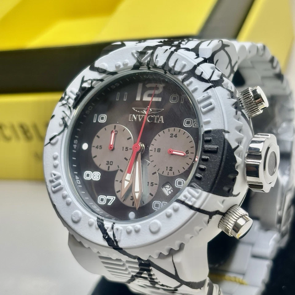 NUEVO Reloj Cronógrafo Invicta Para Hombre 52mm Grand Pro Diver Graffiti Hidrochapado Foto 2 de 4