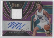 2019-20 Panini Select Rookie Jersey Purple Prizm 11/99 PJ Washington Jr Auto s3g