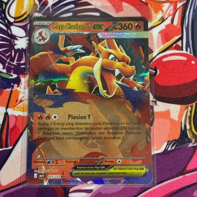 Mega Charizard Y ex - 025/123 - Double Rare - Pokemon Void Blast (Indonesian)