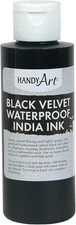 Black Velvet Waterproof India Ink 4 Ounce