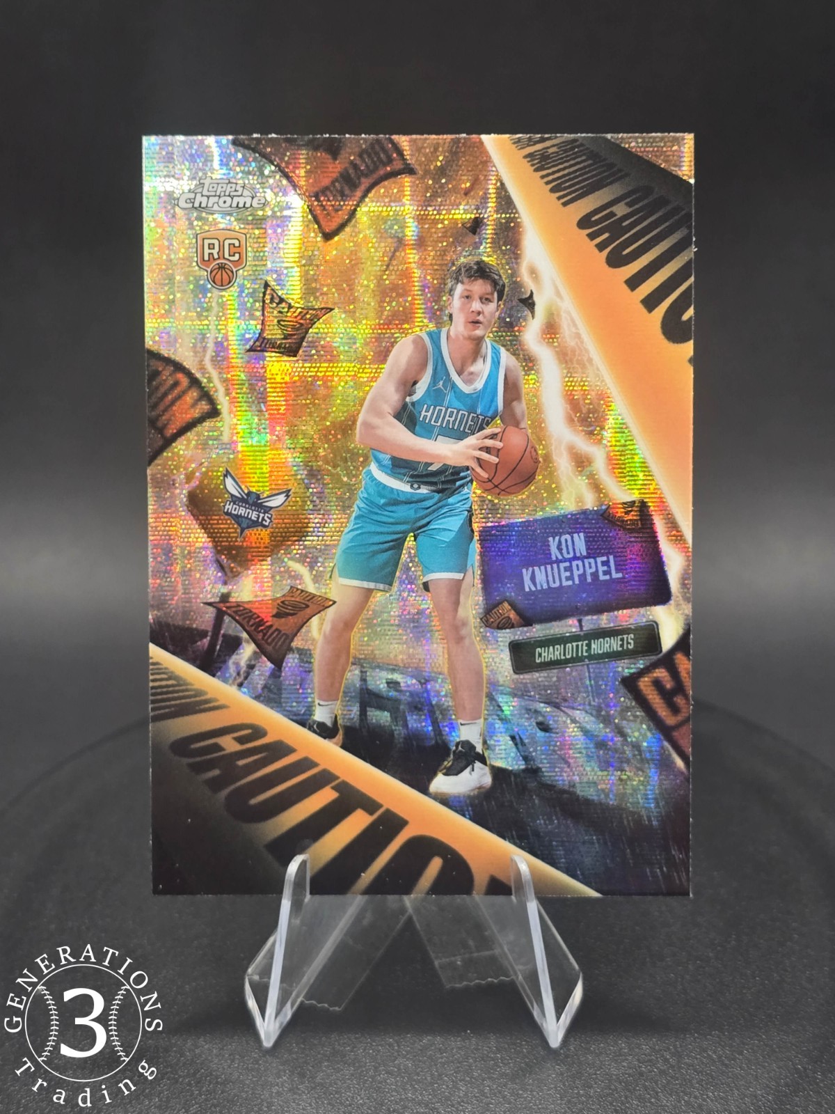 2025 Topps Chrome Kon Knueppel RC Advisory Case Hit SSP AD-4