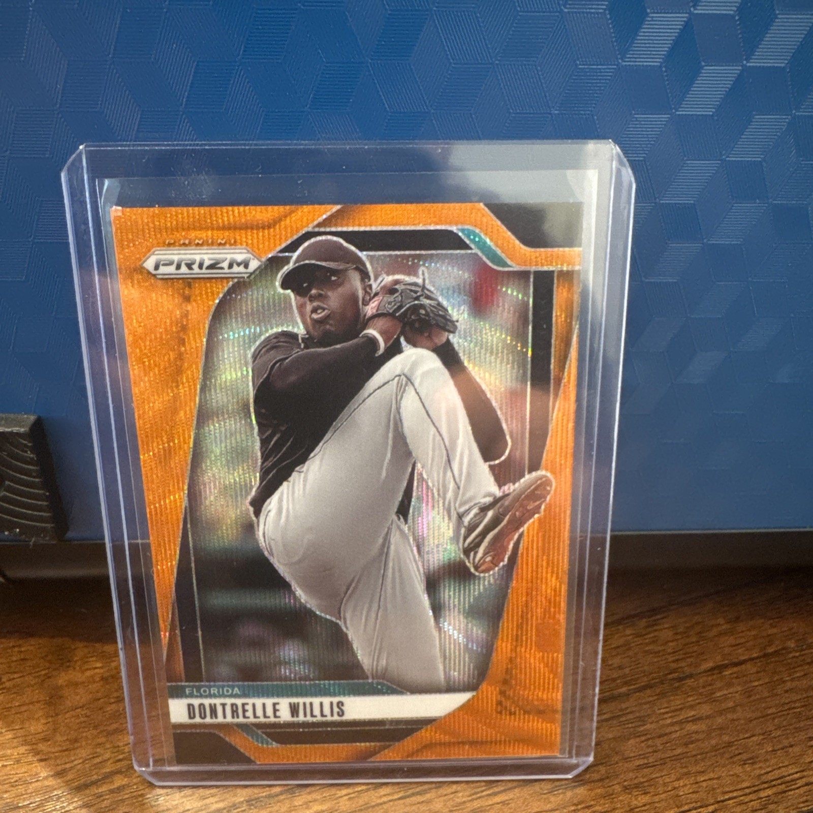 Dontrelle Willis 2025 Panini Prizm Orange Parallel #154 Florida Marlins - 07/49