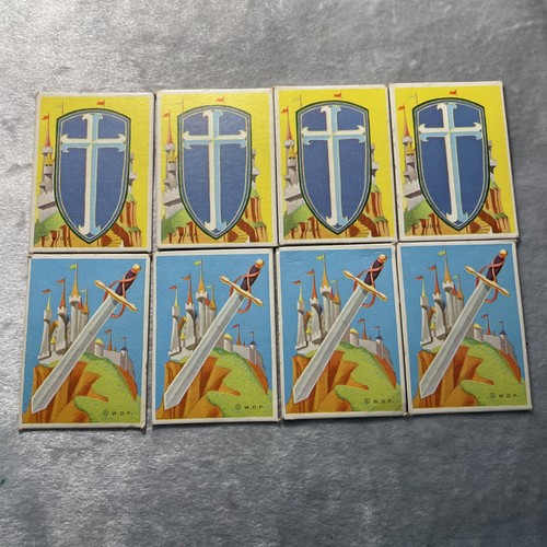 WALT DISNEY Whitman 1959 Sleeping Beauty Philip Board Game Sword & Shield Cards* - Picture 2 of 7