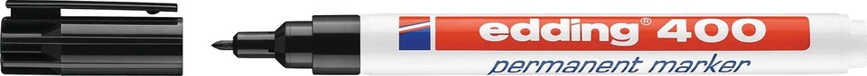 Permanentmarker 400 schwarz Strich-B.1mm Rundspitze EDDING  Stift Marker