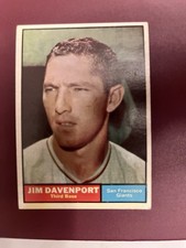 1961 Topps - Jim Davenport - #55 - San Francisco Giants