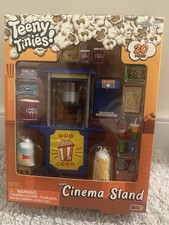 Teeny Tinies Teeny Cinema Stand Mini Food Playset 20 Piece Set NIB