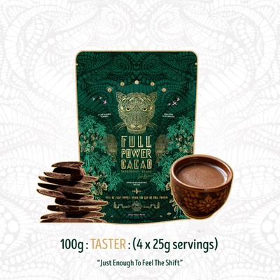 FULL POWER CACAO/Cacao Paste, Raw Ceremonial Grade Venezuelan , High Quality