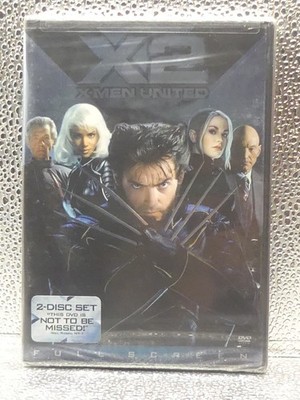 X2 X-Men United Full Screen Edition PG-13 2-Disc Set 2003 DVD New Factory Sealed