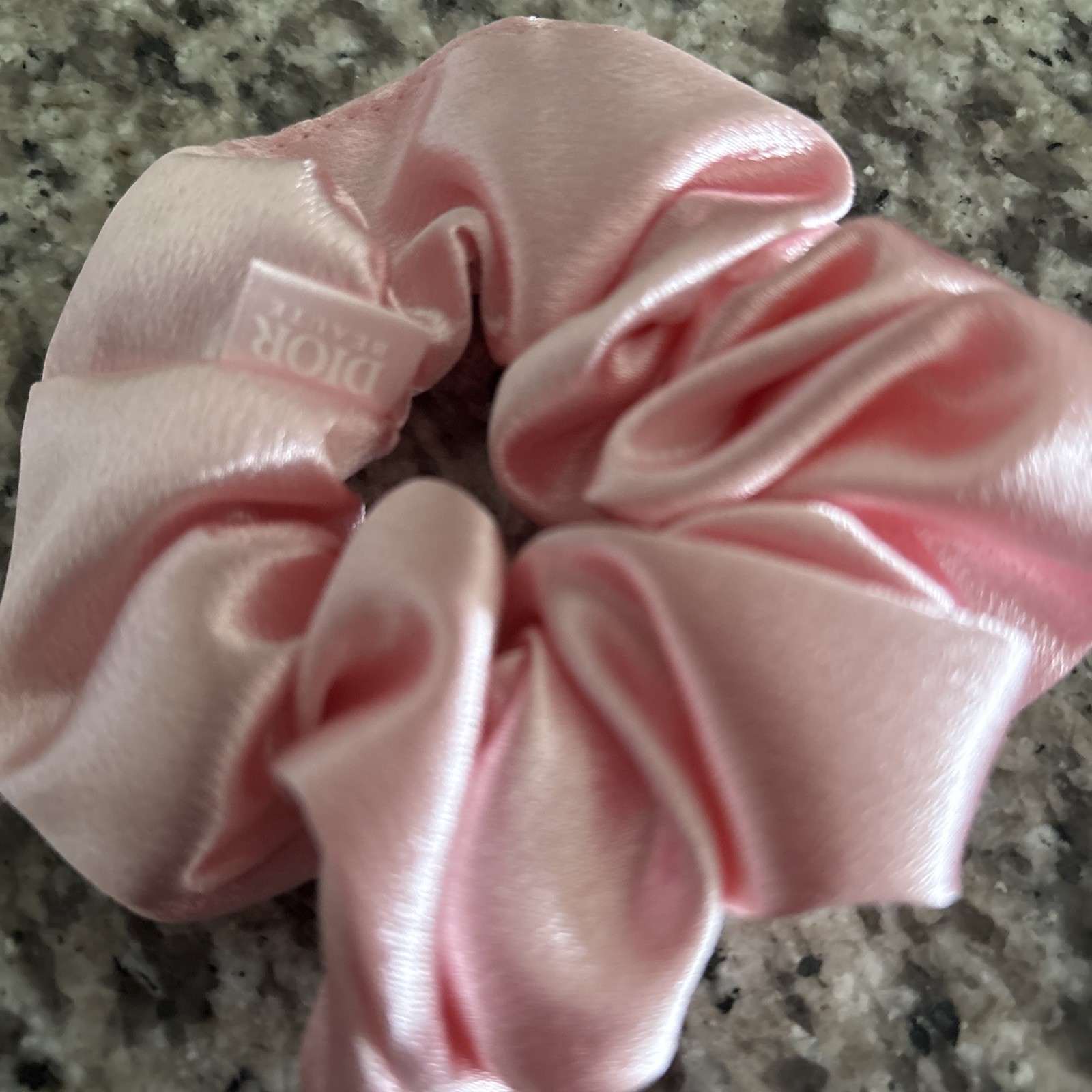 Dior Scrunchie Satin Hair Tie Accessory Pink  Novelty  Japan