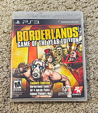 2K Games Borderlands GOTY Edition PS3 M NTSC-U/C 2009 Shooter RPG Manual