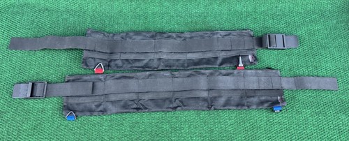 Lot Of 2 Innovative Scuba Concepts Zippered Weight Belt 5 & 6 Pocket