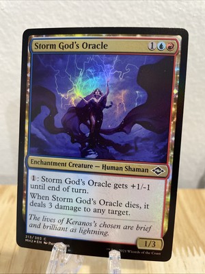 MTG Storm God's Oracle FOIL #213/303 Modern Horizons 2 Common MH2 NM/M