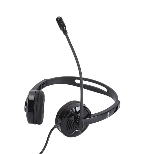 Telephone Headset Professional Noise Reduction Mic Mute Office Phone Headset CB - Afbeelding 3 van 24