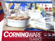 Vintage Corning Ware Coutry Cottage 6-Piece T...