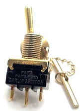 Vintage Carling On-Off Toggle Switch 125/250 VAC 65001 Electrical Part Hardware