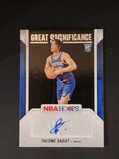 PACOME DADIET NBA HOOPS ROOKIE (RC) AUTOGRAPH #GS-PDK