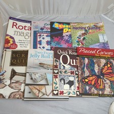 Lot of 8 Quilting Paperback Books - Leisure Arts That Patchworl Place and More
