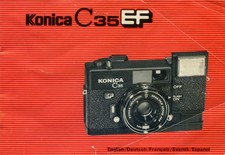 Konica C35EF  Camera  Instruction Manual