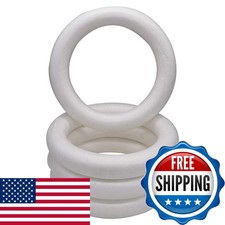 Crafare 11.8 Inch Foam Wreath Rings 4 Pack