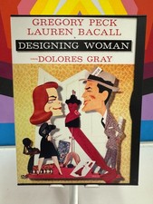 Designing Woman DVD Gregory Peck, Lauren Bacall 1957 Snap Case Region 1 OOP
